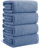 4/8 Piece Bath Towel Set Soft and Plush Highly Absorbent Towel