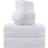 4/8 Piece Bath Towel Set Soft and Plush Highly Absorbent Towel