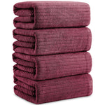 4/8 Piece Bath Towel Set Soft and Plush Highly Absorbent Towel
