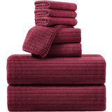 4/8 Piece Bath Towel Set Soft and Plush Highly Absorbent Towel