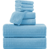 4/8 Piece Bath Towel Set Soft and Plush Highly Absorbent Towel