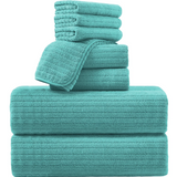 4/8 Piece Bath Towel Set Soft and Plush Highly Absorbent Towel