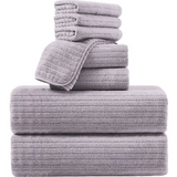 4/8 Piece Bath Towel Set Soft and Plush Highly Absorbent Towel