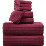 4/8 Piece Bath Towel Set Soft and Plush Highly Absorbent Towel