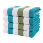 Anray Home 4 Pack Oversized Microfiber Beach Towel, 30x60 inches Super Absorbent Quick Dry Camping Travel Towels Lightweight Outdoor Large Swim Towel for Adults