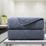 Green Essen 2 Pack Hand Towels 600 GSM Portable Ultra Soft Bath Towel Sets 15"x31"Highly Absorbent Bath Sheets Quick Dry Shower Towels for Bathroom Kitchen Spa Hotel Gym