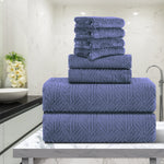 Green Essen 8 Pieces Extra Large Bath Towel Set 35"x 70" Highly Absorbent Quick Dry Bath Sheets 600 GSM Bath Towel Clearance Oversized Soft Shower Towels for Bathroom Spa Hotel Gym