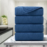 Green Essen 4 Pack Oversized Bath Towel Sets 35"x 70"Highly Absorbent Quick Dry Bath Sheets 600 GSM Extra Large Bath Towels Clearance Soft Shower Towels for Bathroom Spa Hotel Gym Pet