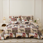 3/7-Piece Comforter Set - Bed in a Bag with Flat Sheet, Fitted Sheet, Pillowcases & Shams