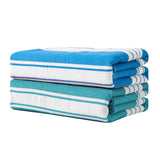 Anray Home 2 Pack Oversized Microfiber Beach Towel, 30x60 inches Super Absorbent Quick Dry Camping Travel Towels Lightweight Outdoor Large Swim Towel for Adults