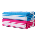 Anray Home 2 Pack Oversized Microfiber Beach Towel, 30x60 inches Super Absorbent Quick Dry Camping Travel Towels Lightweight Outdoor Large Swim Towel for Adults