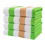 Anray Home 4 Pack Oversized Microfiber Beach Towel, 30x60 inches Super Absorbent Quick Dry Camping Travel Towels Lightweight Outdoor Large Swim Towel for Adults