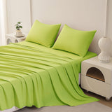 Beartech Polyester Bed Sheets Set 4 Piece King Size Sheet Set, Soft & Lightweight And Breathable Bedding Set, Fitted Sheet, Flat Sheet & 2 Pillowcases