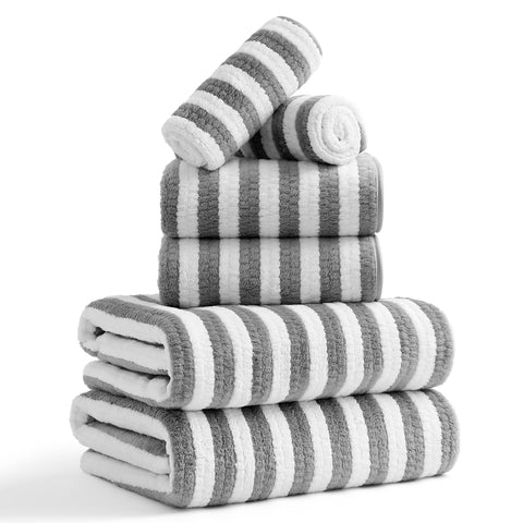 6 Pieces Bath Towels Set YJYMW-6