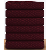 Jessy Home 6 Pieces  Large Bath Towels Set Oversized Bath Sheet Soft Towel Set