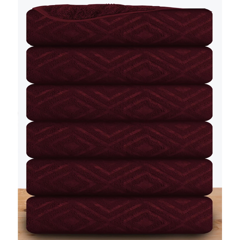 Jessy Home 6 Pieces  Large Bath Towels Set Oversized Bath Sheet Soft Towel Set