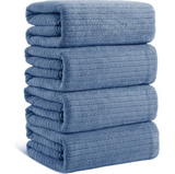 4/8 Piece Bath Towel Set Soft and Plush Highly Absorbent Towel