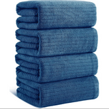 4/8 Piece Bath Towel Set Soft and Plush Highly Absorbent Towel