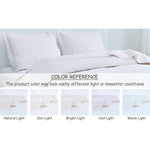 Jessy Home Twin Size Quilts White Lightweight Microfiber Bedspread Coverlet Set