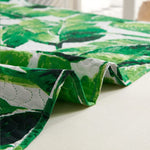 Jessy Home Queen/Full Bedspread Green Bedding Microfiber Reversible Coverlet Leaves Quilt
