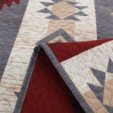 Jessy Home Twin Size Quilt Set Lightweight Bedspread Coverlet Rustic Bed Cover Microfiber Bed Set