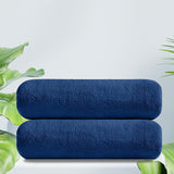 MJ-Hand Towel 2-SS-Navy Blue