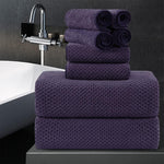 waffle-Texture Plum Purple