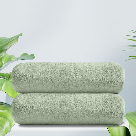 MJ-Hand Towel 2-SS-Light Green
