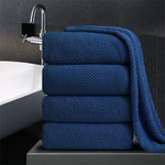 waffle-Texture Navy Blue