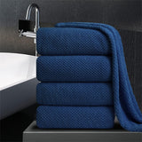 waffle-Texture Navy Blue