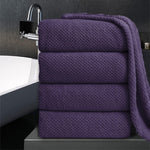 waffle-Texture Plum Purple