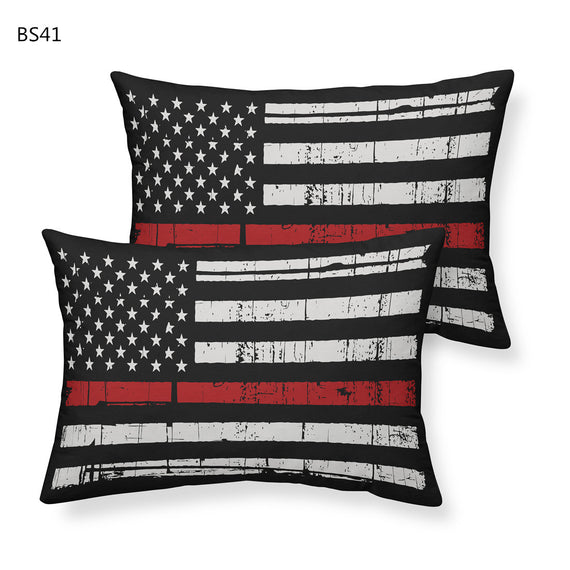 Jessy Home American Flag Queen King Pillowcases For Teens (No Filling)