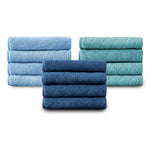 FJ-Washcloth 12-Blue Navy Turquoise