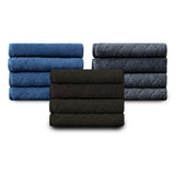 FJ-Washcloth 12-Navy Brown Gray