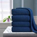 Smuge 4 Pack Bath Towels Extra Large 35 x 70 Inches,600 GSM Ultra Soft Large Bath Towel Set Quick Dry Bathroom Towels for Bathroom Kitchen Spa Hotel Gym